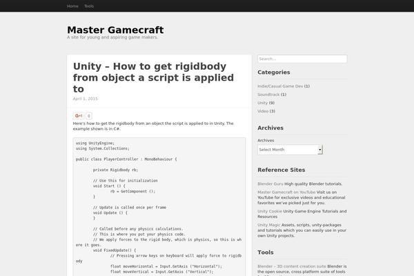 Standard theme site design template sample