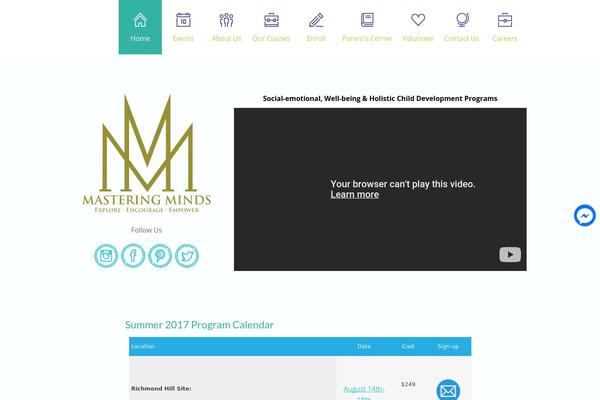 Fable theme site design template sample