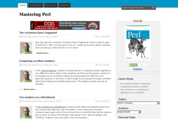 zBench theme site design template sample