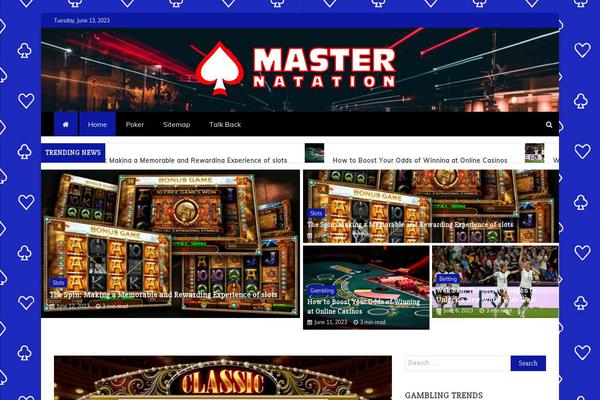 Refined Magazine theme site design template sample