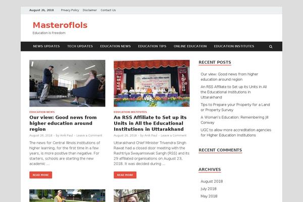 Alante theme site design template sample