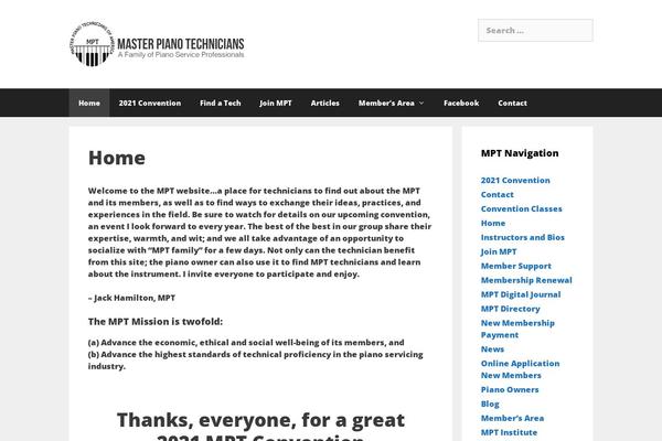 GeneratePress theme site design template sample