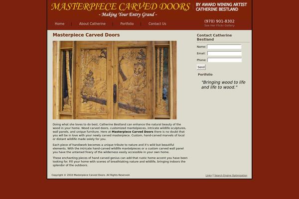 Cat theme site design template sample