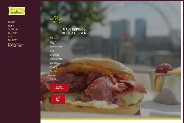 masterpiecedeli.com site used Bb-theme-child-restaurant