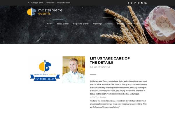 Capella theme site design template sample