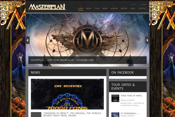 Rockit theme site design template sample