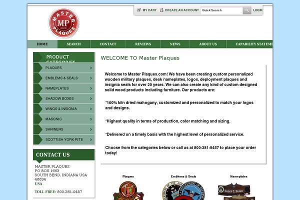 masterplaques.com site used Sp142