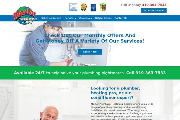 masterplumbingcr.com site used Plumberseo