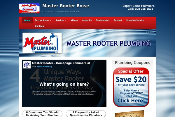 masterrooter.com site used Bbm