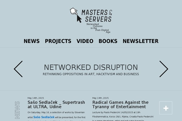 Mas theme site design template sample