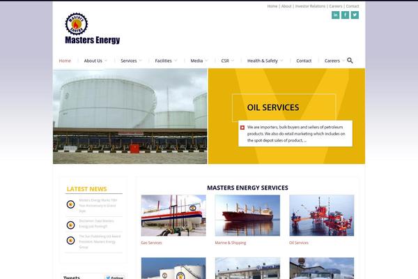 Site using Easy Portfolio plugin