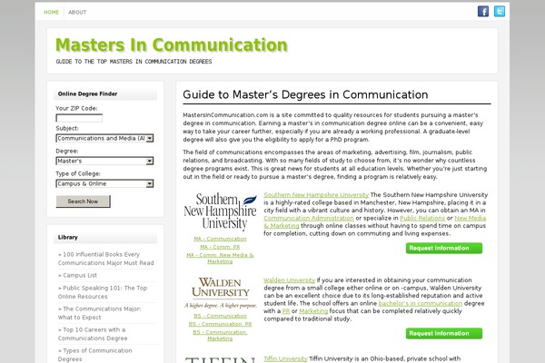 Zeta theme site design template sample