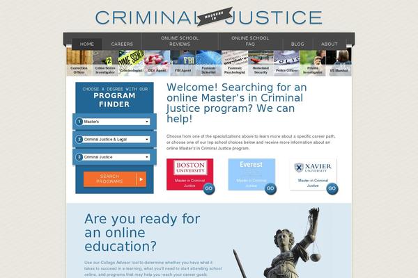 mastersincriminaljustice.com site used Mcjredux