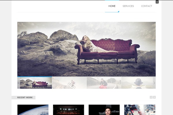 Skywalker theme site design template sample