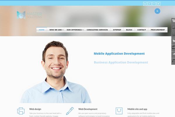 Erange theme site design template sample