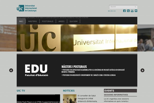 mastersuic.cat site used Theme_masters