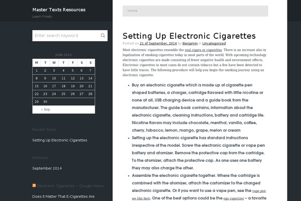 mastertexts.com site used Phat