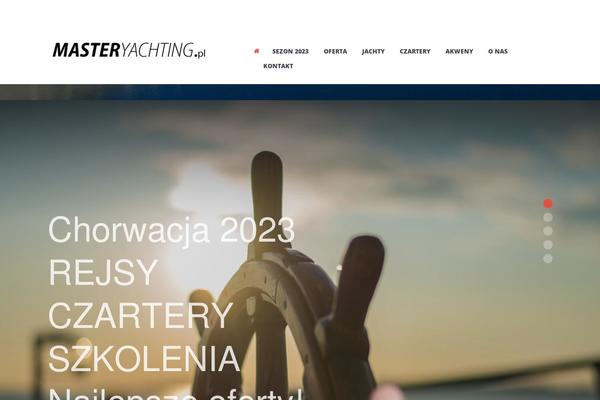 masteryachting.pl site used Theme52270