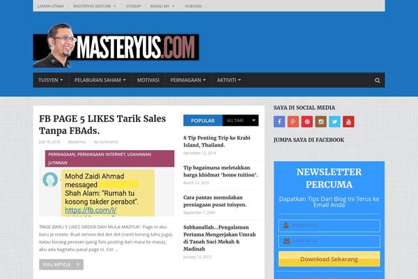 NewsOnline theme site design template sample