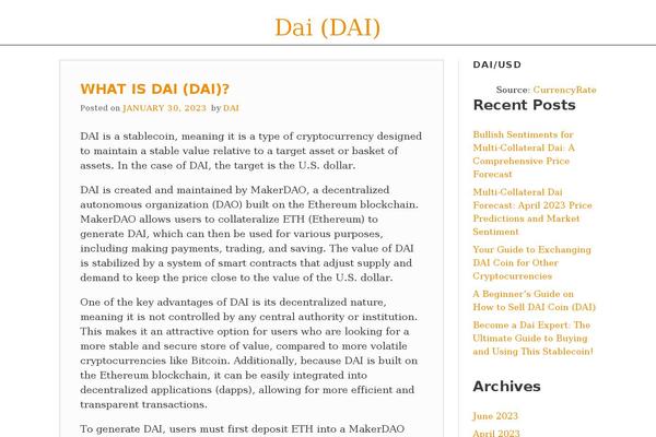 mastiffcoin.com site used Headline