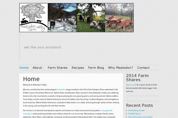 Site using Ecwid Shopping Cart plugin
