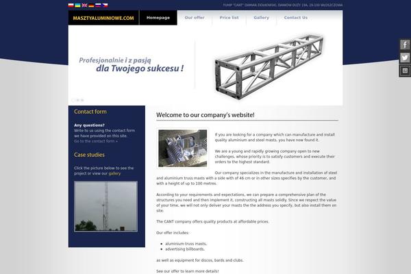 Site using Easing Slider plugin