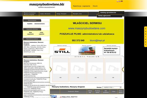 maszynybudowlane.biz site used Ithemes2