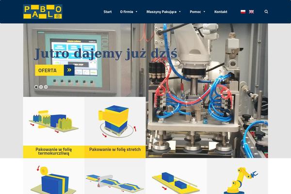 maszynypablo.pl site used Pablo
