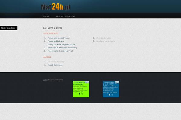 Site using CodeFlavors floating menu plugin