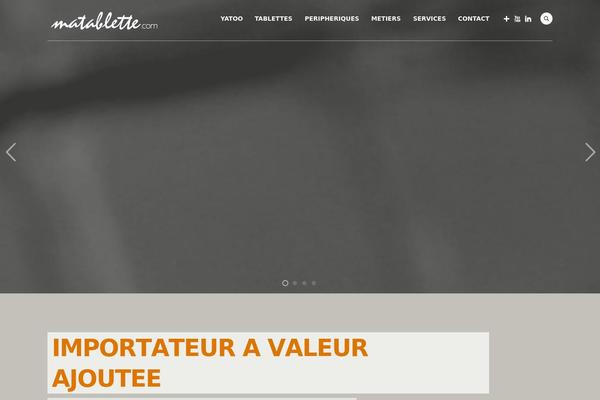 Porcelain theme site design template sample