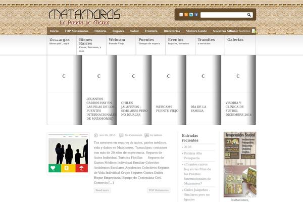 Newscast theme site design template sample