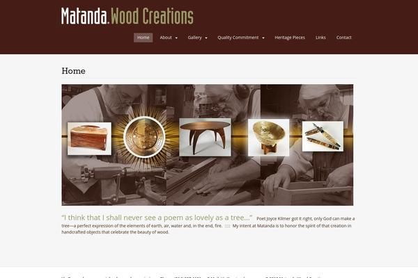 Portfolio Press theme site design template sample