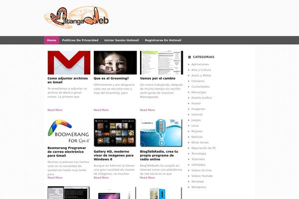 Portal theme site design template sample