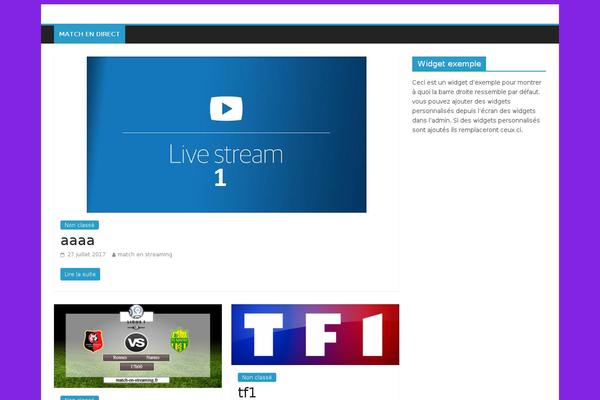 Site using Easy Facebook Like Box plugin