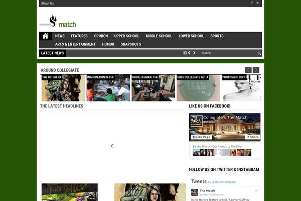 Scipio theme site design template sample