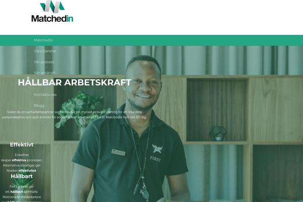 Impreza Child theme site design template sample