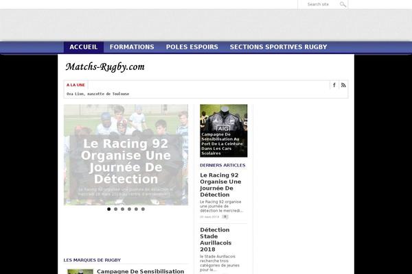 matchs-rugby.com site used Maxmag2.6