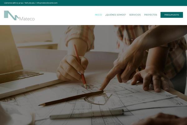 matecolevante.com site used Mateco-child-theme