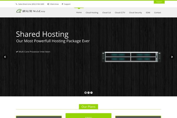 Megahost theme site design template sample