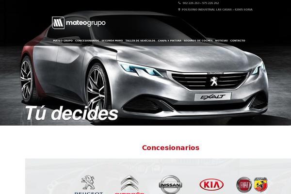 Automotive Car Dealership Business WordPress Theme theme site design template sample