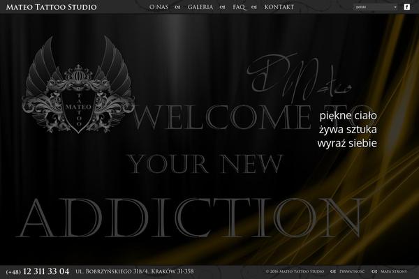 mateotattoo.pl site used Mateo