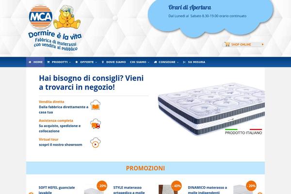 Mca theme site design template sample
