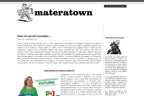 Journalist theme site design template sample