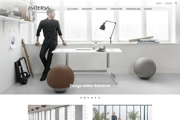 materia.se site used Materia