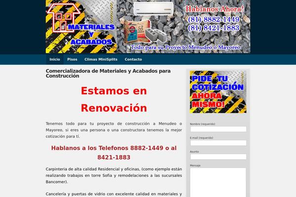 BUILDER theme site design template sample