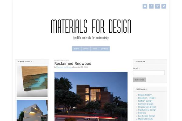 Site using Alpine PhotoTile for Pinterest plugin