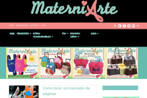 Magazine theme site design template sample