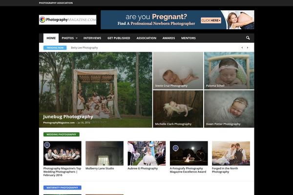 Newspaper theme site design template sample