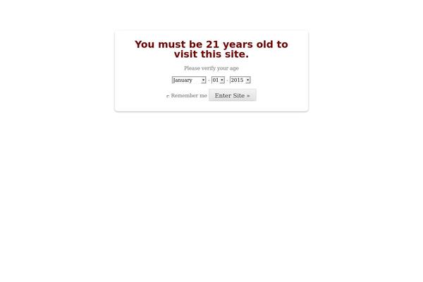 Site using Age Verify plugin