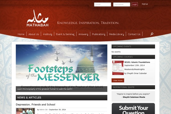 Site using EventManager plugin
